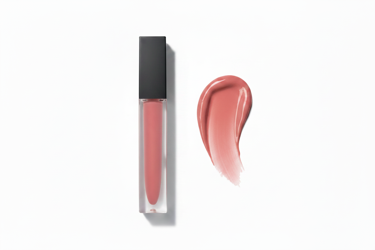 Royal Rich Cosmetics Lip Gloss with Color Swatch
