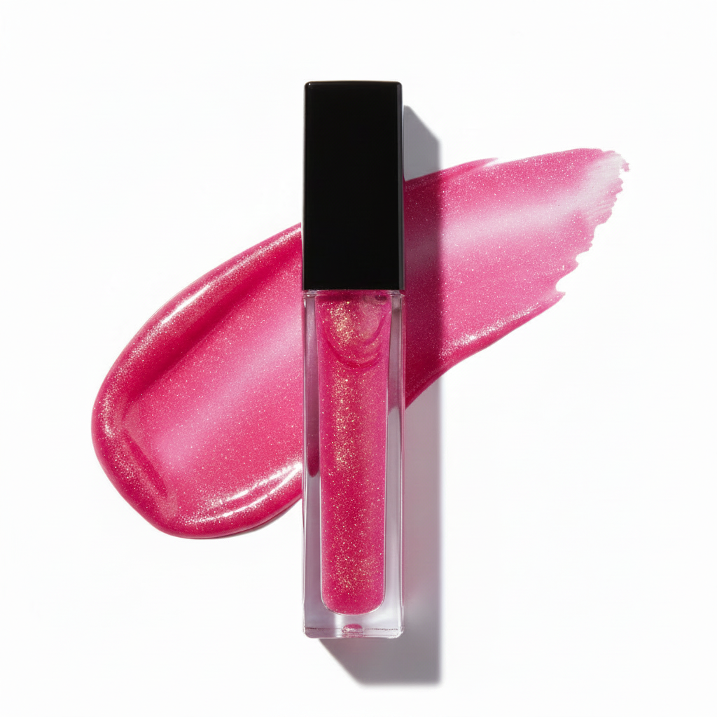Rich Rebel Shimmer Lip Gloss - Repositioned Swatch